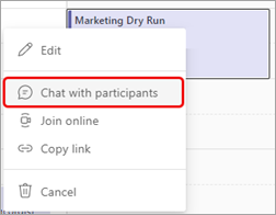 Chat in Microsoft Teams meetings